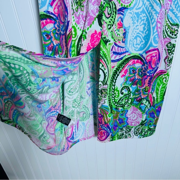 MSK Vibrant Paisley Maxi Dress Sleeveless multicolored  Size M Casual unlined - Picture 9 of 10